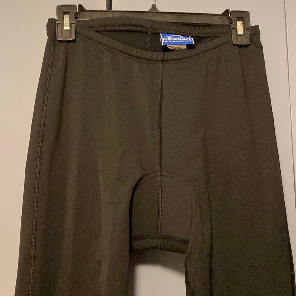 Performance padded bike pants - black- size medium